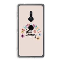 Happy days: Sony Xperia XZ2 Transparant Hoesje