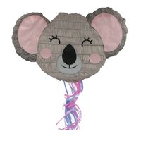 Pinata van papier - Koala beer thema - 42 x 25 cm - Feestartikelen Verjaardag - Pinatas