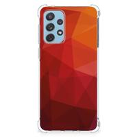 Shockproof Case voor Samsung Galaxy A73 Polygon Red