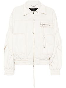 Blumarine veste bomber en jean - Tons neutres