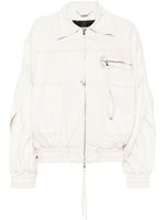 Blumarine veste bomber en jean à design matelassé - Tons neutres