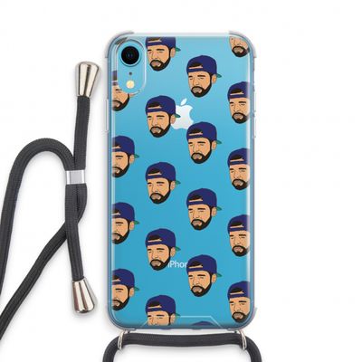 Drake Away: iPhone XR Transparant Hoesje met koord