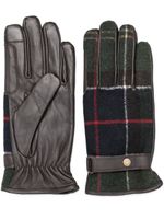 Barbour gants Aubrey à motif tartan - Marron - thumbnail