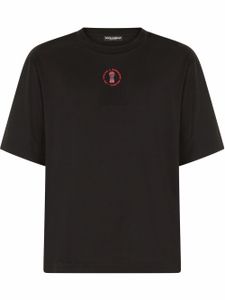 Dolce & Gabbana t-shirt à logo imprimé - Noir