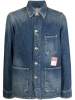 Kenzo veste en jean à patch logo - Bleu