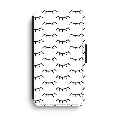 Wimpers: iPhone XS Max Flip Hoesje