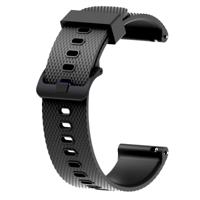Siliconen sport polsband voor Garmin VivoActive 3 20mm (zwart)