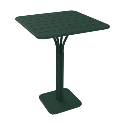 Fermob Luxembourg tuintafel hoog 80x80 cm Cedar Green