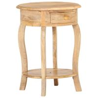 Bijzettafel 37x37x61 cm massief mangohout