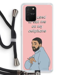 Hotline bling: Samsung Galaxy S10 Lite Transparant Hoesje met koord
