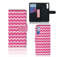 OnePlus Nord Telefoon Hoesje Waves Pink - thumbnail