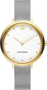 Danish Design IV65Q1218 Horloge Amelia Mesh goud-en zilverkleurig 33 mm