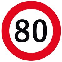 80 jarige bierviltjes 50 stuks   - - thumbnail