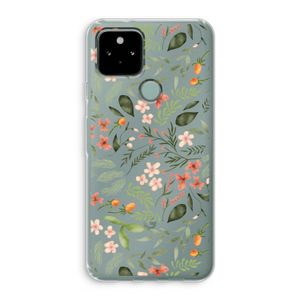 Sweet little flowers: Google Pixel 5 Transparant Hoesje