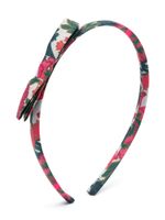 Bonpoint serre-tête en coton biologique à fleurs - Rose