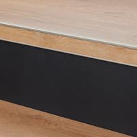 Co-pro - Stootbord PVC RAL9005 zwart steenstructuur 130cm - 18 stuks