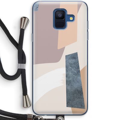 Luca: Samsung Galaxy A6 (2018) Transparant Hoesje met koord