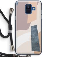 Luca: Samsung Galaxy A6 (2018) Transparant Hoesje met koord