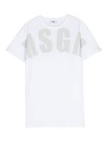 MSGM Kids t-shirt à logo imprimé - Blanc