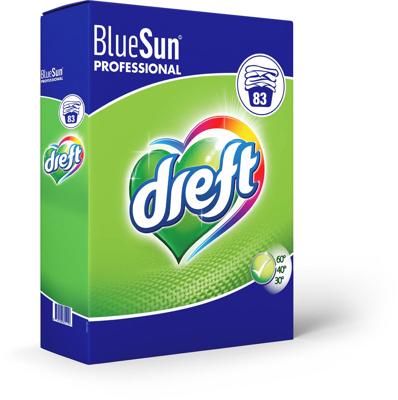 Dreft BlueSun Professional waspoeder, doos van 5,4 kg, 83 wasbeurten