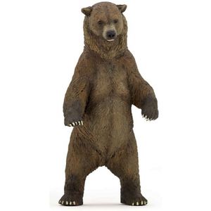 Plastic speelgoed figuur grizzly beer 12 cm