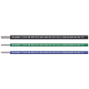 Helukabel 66513-305 Enkele ader UL 1569 1 G 1.31 mm² Groen-geel 305 m