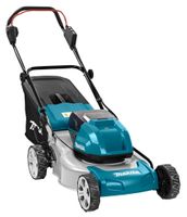 Makita DLM460PT2 2x18 V Grasmaaier 46 cm 5,0Ah accu (2 st), duo snellader, doos - thumbnail