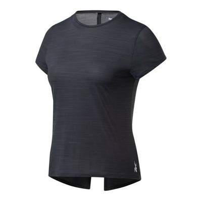 Dames-T-Shirt met Korte Mouwen Reebok Workout Ready Activchill Zwart - Maat: S