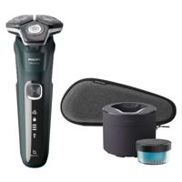 Philips SHAVER Series 5000 S5884/50 scheerapparaat Roterend scheerapparaat Trimmer Zwart, Groen