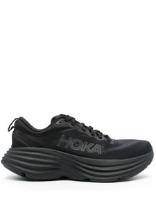 HOKA baskets Bondi 8 à logo brodé - Noir