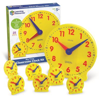 Learning Resources Big Time Klaslokaal Klok Kit