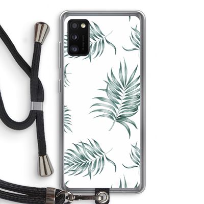 Simple leaves: Samsung Galaxy A41 Transparant Hoesje met koord