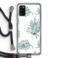 Simple leaves: Samsung Galaxy A41 Transparant Hoesje met koord