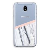 A touch of peach: Samsung Galaxy J5 (2017) Transparant Hoesje