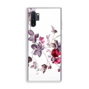 Mooie bloemen: Samsung Galaxy Note 10 Plus Transparant Hoesje