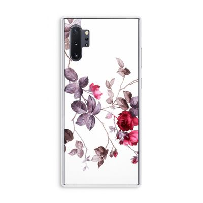 Mooie bloemen: Samsung Galaxy Note 10 Plus Transparant Hoesje