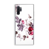Mooie bloemen: Samsung Galaxy Note 10 Plus Transparant Hoesje