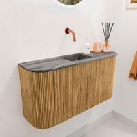 Toiletmeubel Mondiaz Joya Dlux | 83.2 cm | Meubelkleur Oak | Faye wastafel Sombra Wasbak Midden | Zonder kraangat(en) Toiletmeubel Mondiaz Joya Dlux | 83.2 cm | Meubelkleur Oak | Faye wastafel Sombra Wasbak Midden | Zonder kraangat(en)