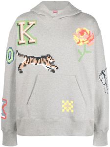 Kenzo hoodie Kenzo Pixel oversize - Gris