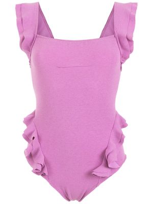 Clube Bossa maillot de bain Barbette à volants - Rose