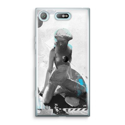 I will not feel a thing: Sony Xperia XZ1 Compact Transparant Hoesje