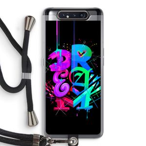 Dream: Samsung Galaxy A80 Transparant Hoesje met koord