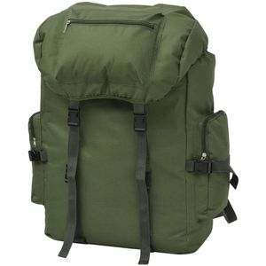 VidaXL Rugzak legerstijl 65 l groen