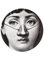 Fornasetti assiette décorative Tema e Variazioni (26 cm) - Blanc - thumbnail