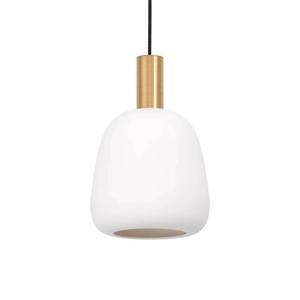 Eglo Gouden hanglamp Manzanares met wit glas 900305