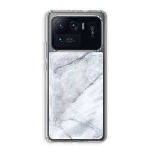 Witte marmer: Xiaomi Mi 11 Ultra Transparant Hoesje