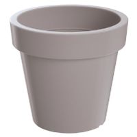 1x Kunststof bloempotten/plantenpotten 35 cm taupe   -