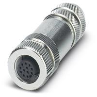 Phoenix Contact 1404411 Sensor/actuator connector, niet geassembleerd M12 Aantal polen (sensoren): 12 Bus, recht 1 stuk(s) - thumbnail