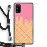 Ice cream: Samsung Galaxy A41 Transparant Hoesje met koord