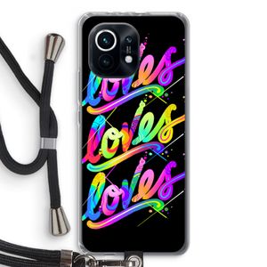 Loves: Xiaomi Mi 11 Transparant Hoesje met koord